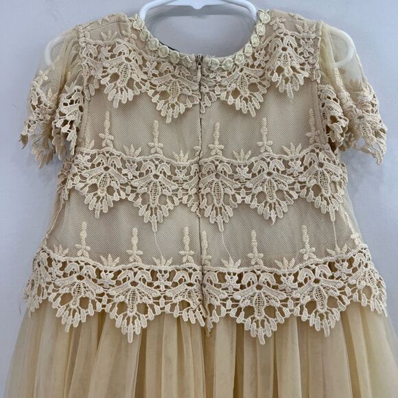 Trish Scully KATRINA DRESS BUTTERSCOTCH Girls 10 - Picture 8 of 11